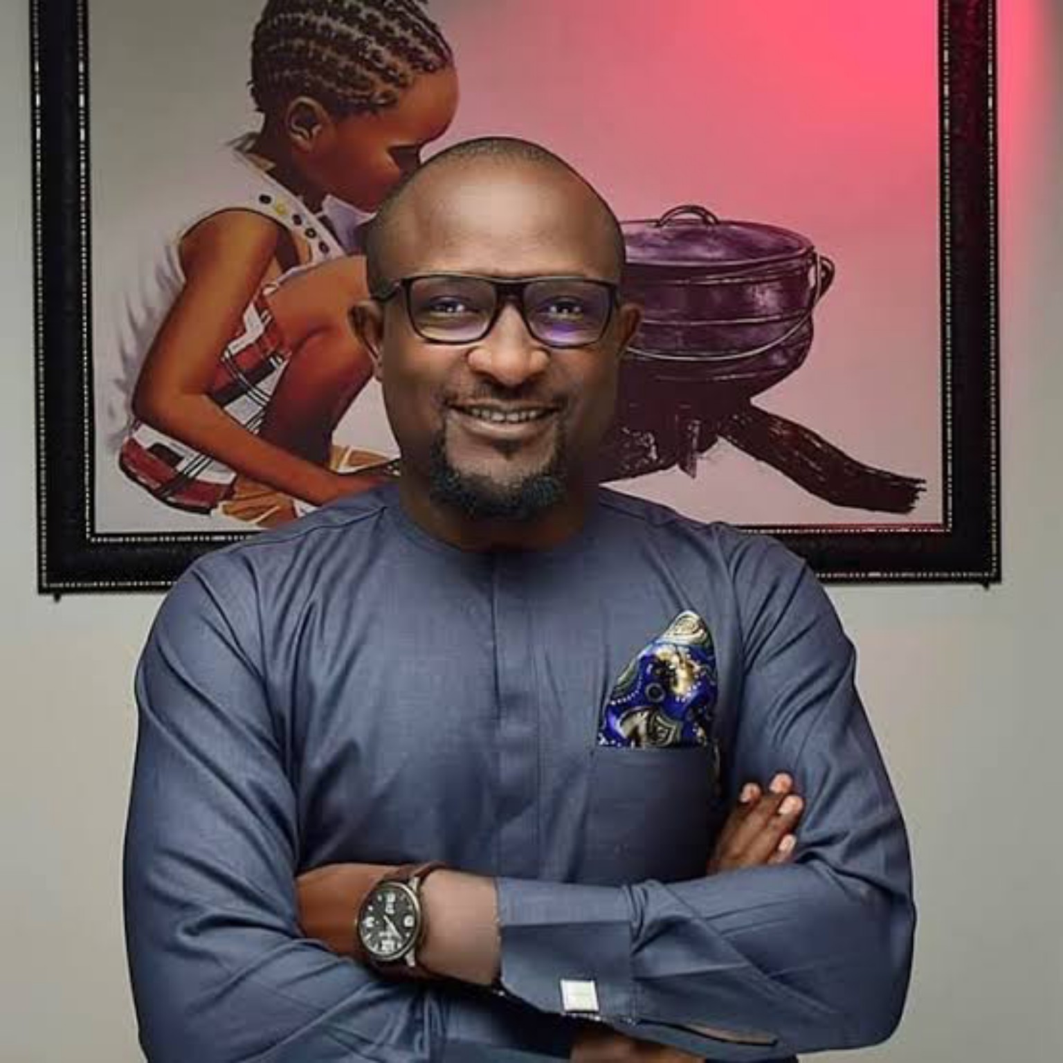 Portrait of Dr. Sam Obafemi, founder of SOBCA